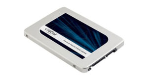 SSD-Festplatte oben