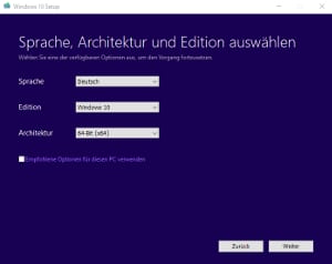 Windows 10 Media Creation Tool Screenshot