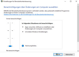 Screenshot Windows 10 Benachrichtungen