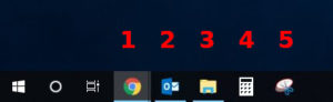 Windows Taskleiste Screenshot Windows 10