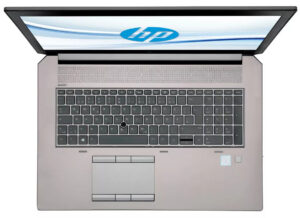 HP ZBook17 G5 Topdown-Ansicht